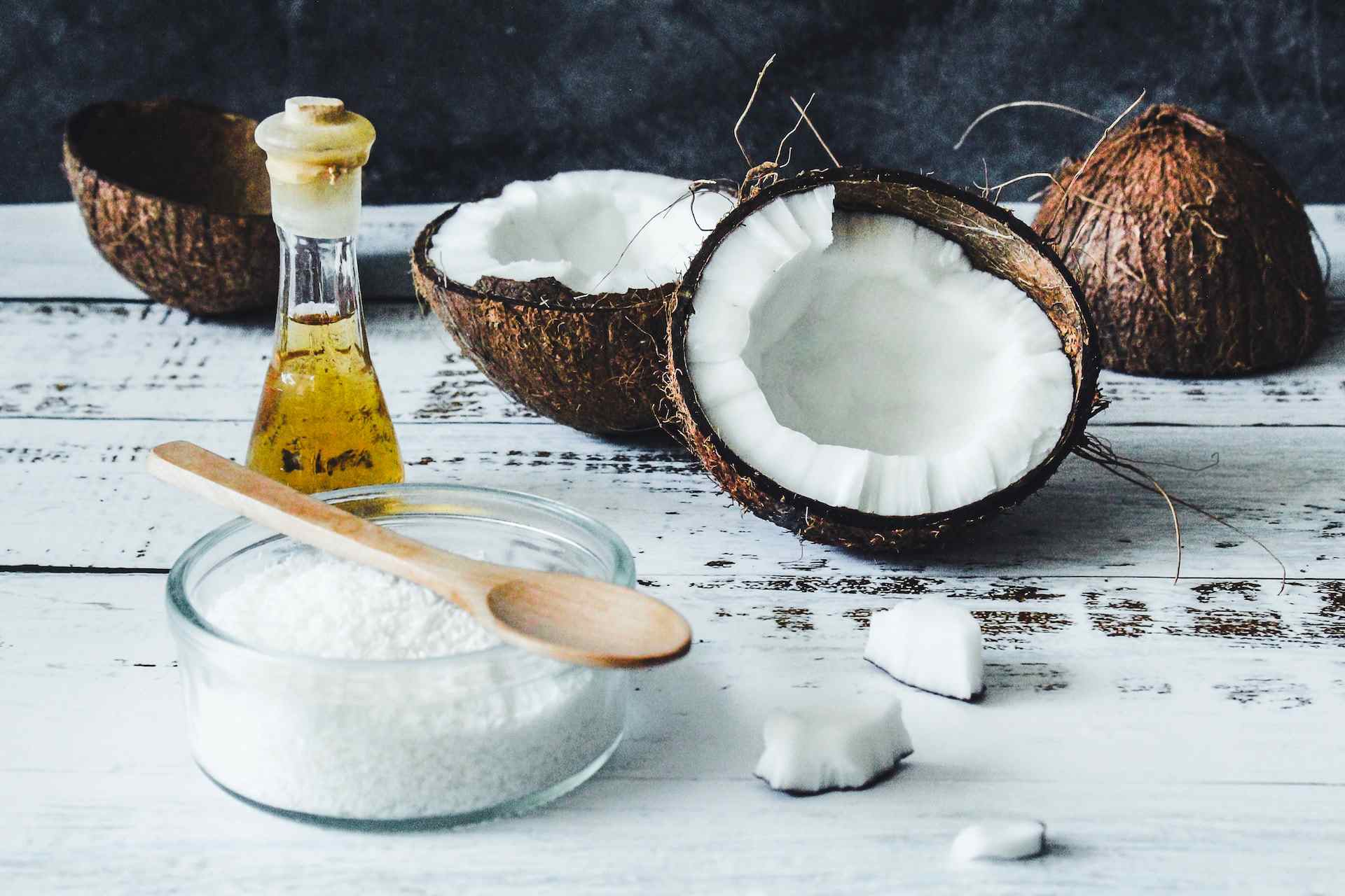 variety of coconut products