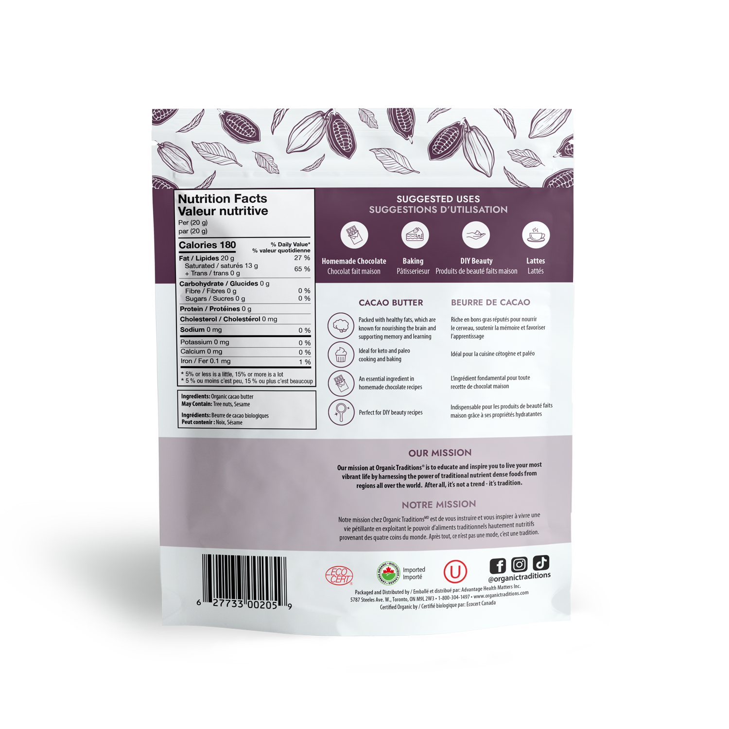 Organic Cacao Butter