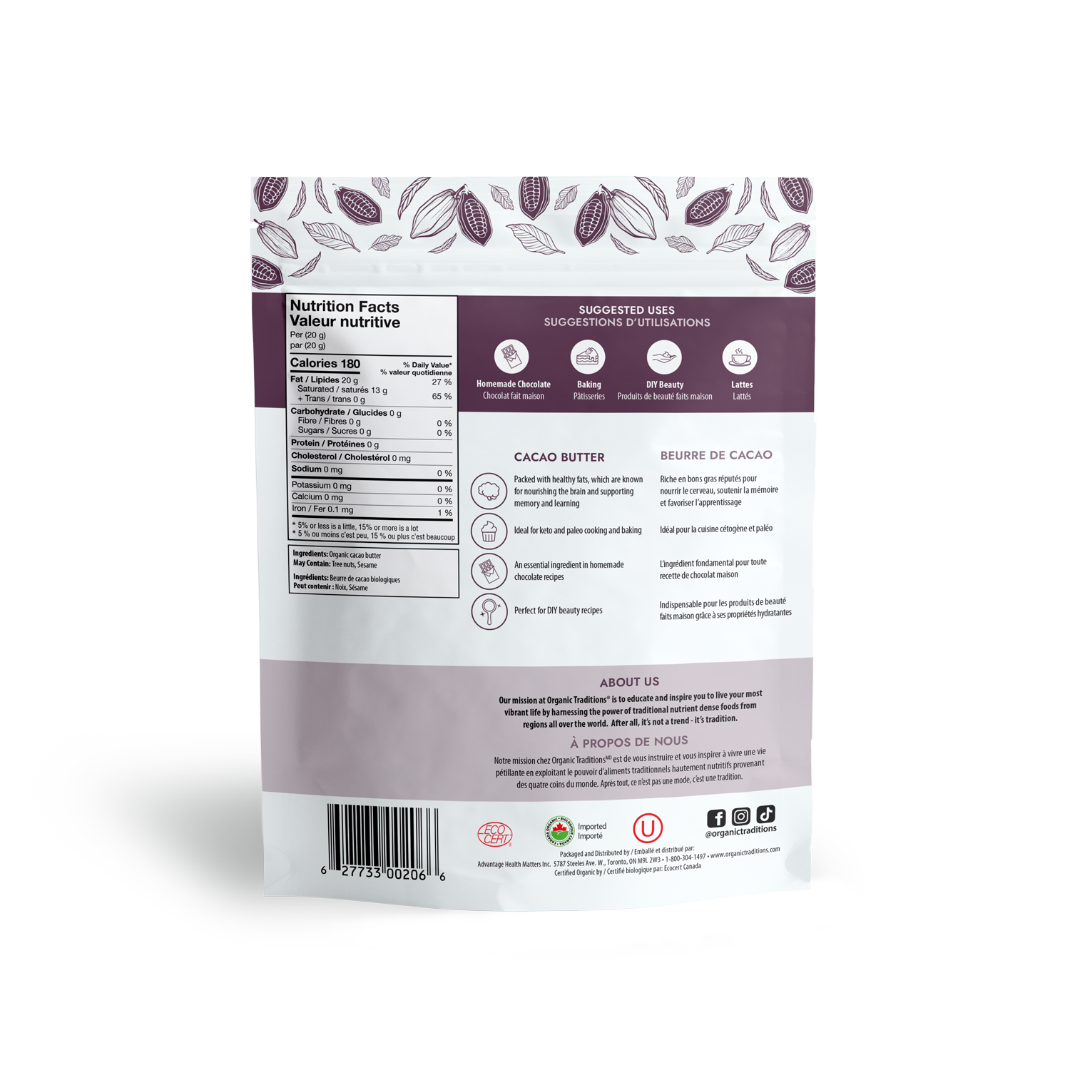 Organic Cacao Butter