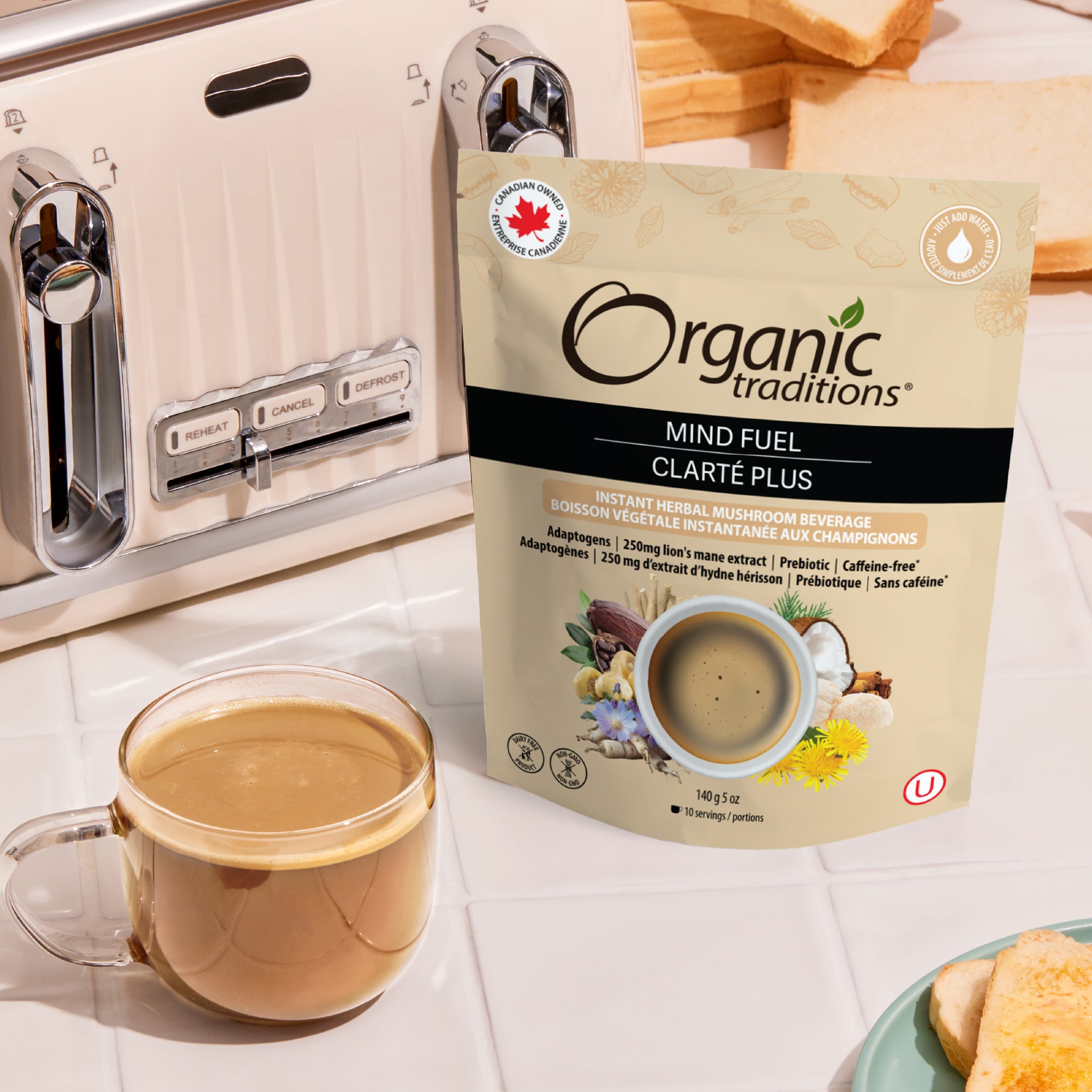 Mind Fuel Caffeine-Free Mushroom Coffee Alternative