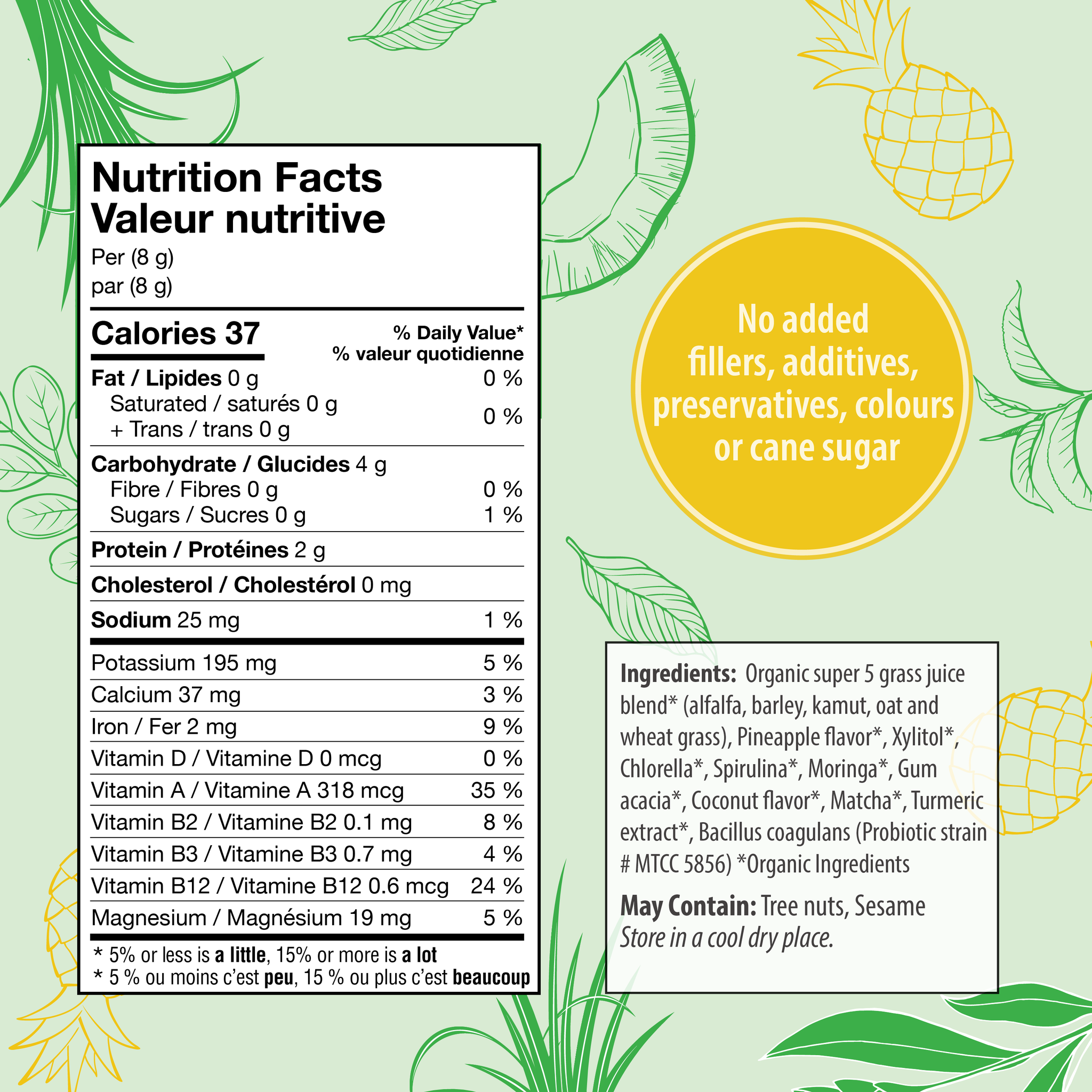 Supergreens Pineapple Coconut