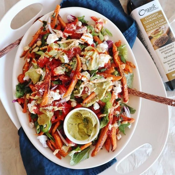 sweet potato avocado salad